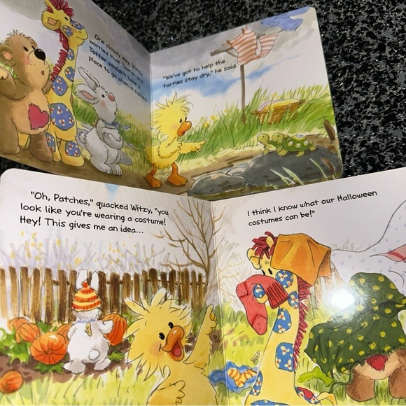 Kids Board Books 4 Rainy Day Friends Pumpkin Little Susie Zoo pop out hardcover - Picture 4 of 5